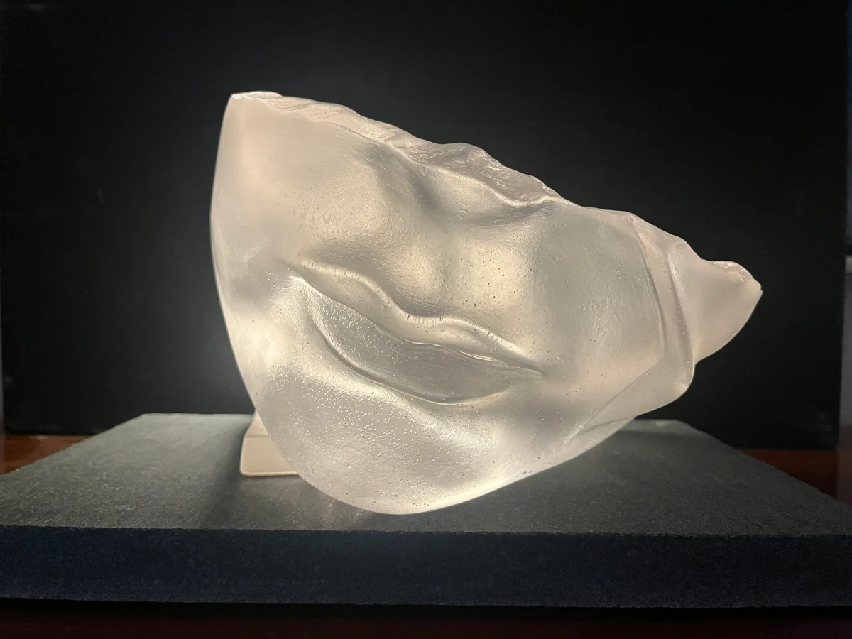 Saturnia — Igor Mitoraj frosted crystal sculpture