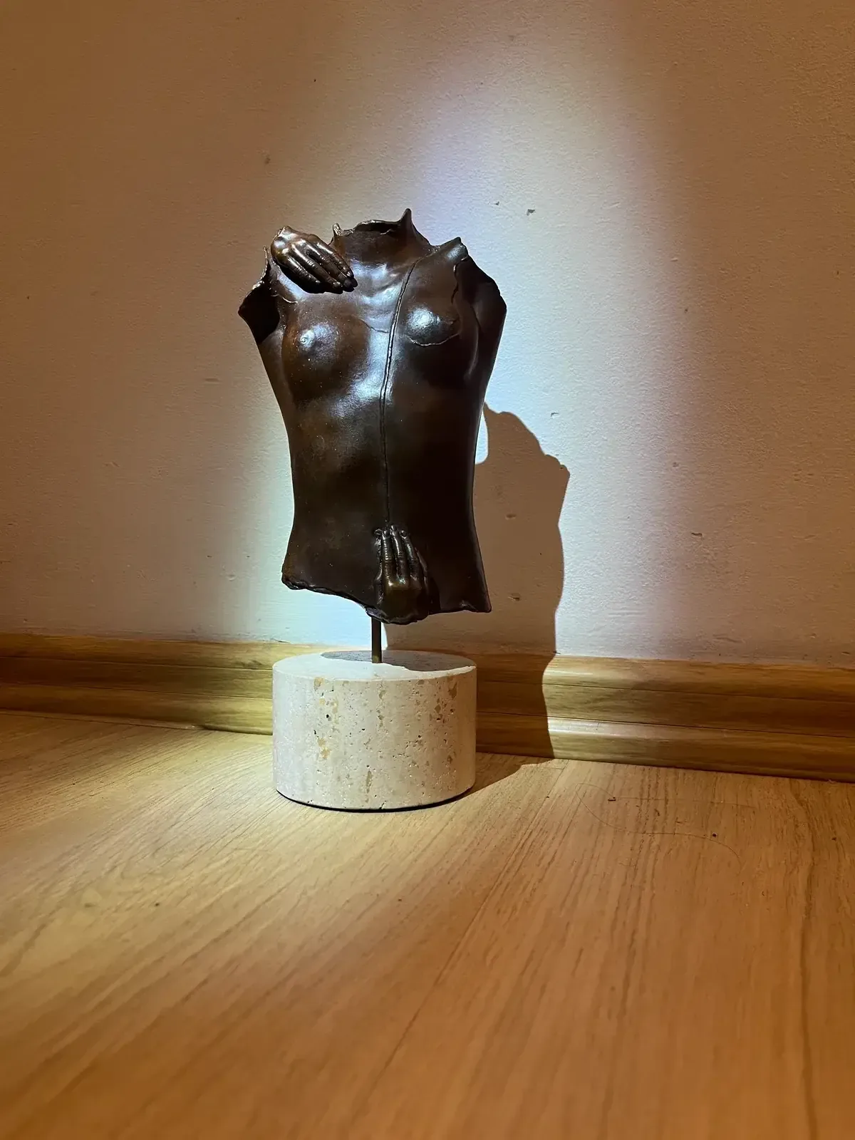 Kea (1979) — Igor Mitoraj, bronze torso, back view, dark patina, Ed. 250