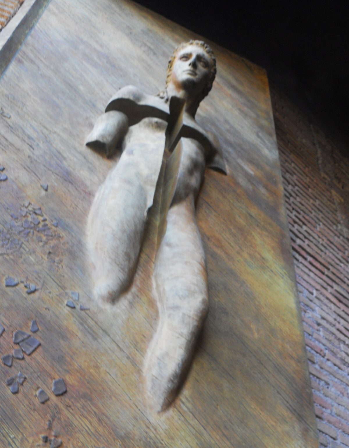 Bronze doors by Igor Mitoraj at Santa Maria degli Angeli, Rome