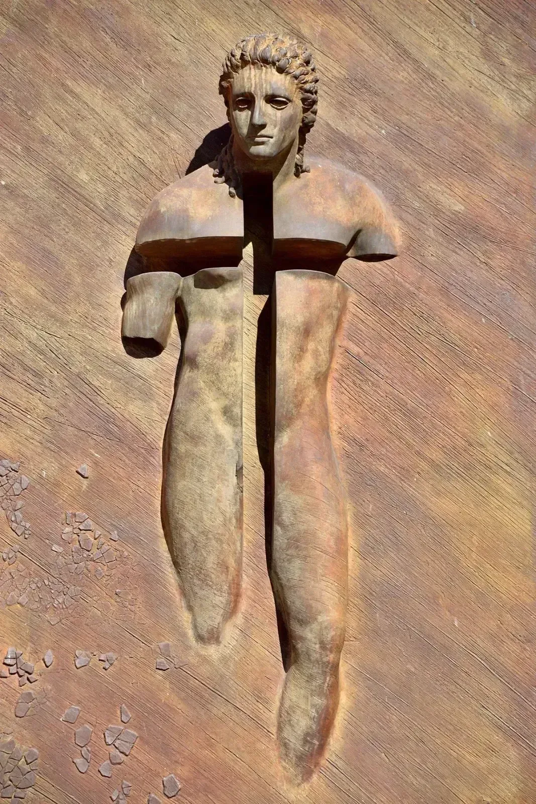 Igor Mitoraj bronze doors at Santa Maria degli Angeli e dei Martiri, Rome — installed 2006, permanent commission